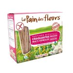 Le Pain Des Fleurs Хрупкави хлебчета многозърнести (ориз, елда и просо), БИО, без глутен и добавена захар, 150 гр.