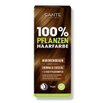 SANTE Боя за коса на растителна основа, кестеняво кафяво, БИО, 100 гр.