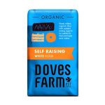 DOVES FARM Бяло брашно с набухвател, БИО, 1 кг.