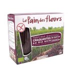Le Pain Des Fleurs Хрупкави хлебчета от черен ориз, БИО, без глутен и захар, 150 гр.