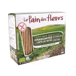 Le Pain Des Fleurs Хрупкави хлебчета със зелена леща (леща и ориз), БИО, без глутен, 150 гр.