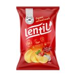 MCLLOYDS Печен чипс от червена леща с песто от червени домати LENTIL, БИО, без глутен, 85 гр.